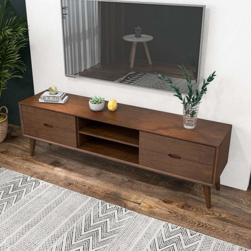 Adrian - TV Stand - Walnut Brown - R&R Furniture Gallery (Fountain Valley, CA)