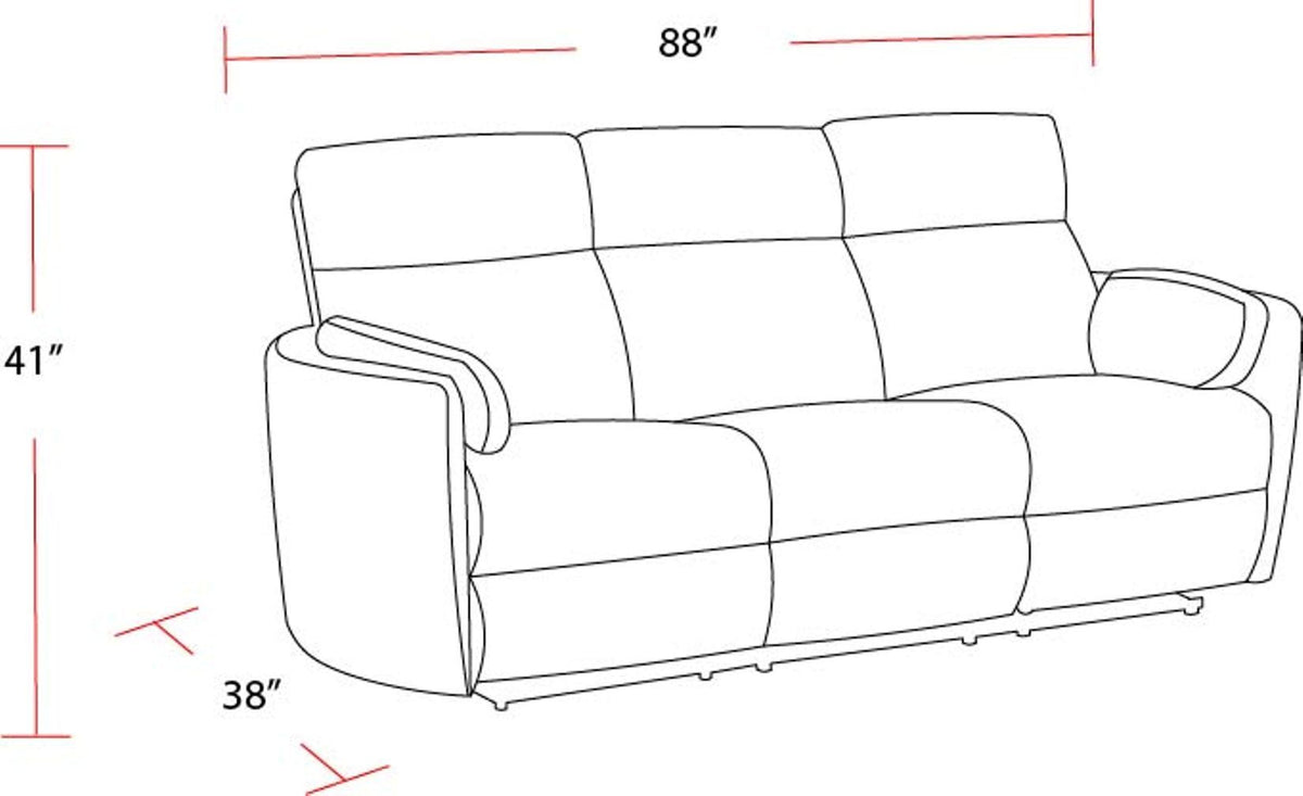 Radius - Power Reclining Sofa Set