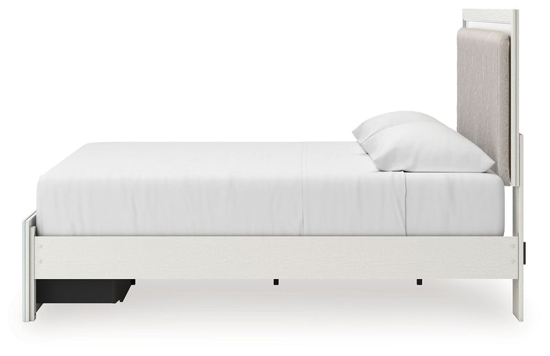Zuraleus - Upholstered Panel Platform Storage Bed - R&R Furniture Gallery (Fountain Valley, CA)