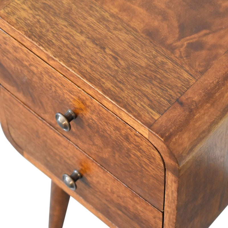 Curved Nightstand - R&R Furniture Gallery (Fountain Valley, CA)