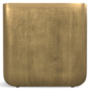 Bassett - Cast Aluminum Side Table - Brown - R&R Furniture Gallery (Fountain Valley, CA)