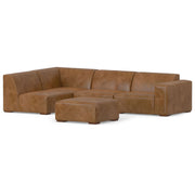 Rex - Handcrafted Sectional Sofa And Ottoman - R&R Furniture Gallery (Fountain Valley, CA)
