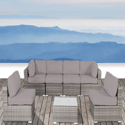 Seating Set With Cushions Handcrafted Wicker Design - R&R Furniture Gallery (Fountain Valley, CA)