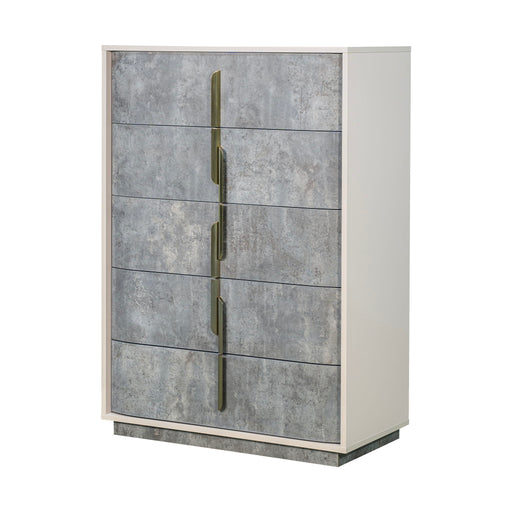 Pavira - 5-Drawer Chest - Stone - R&R Furniture Gallery (Fountain Valley, CA)