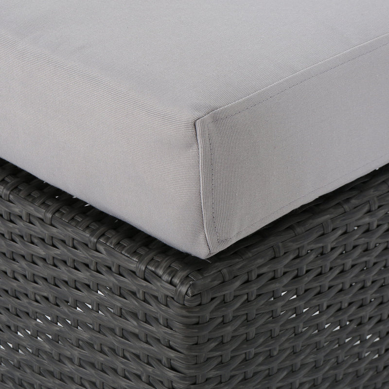 Santa Rosa - Outdoor Lounge Ottoman - R&R Furniture Gallery (Fountain Valley, CA)