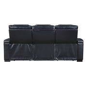 Ephron - Power Motion Sofa With Dropdown Table, Wireless Charging, Reading Light, Power Headrests & LED - Black - R&R Furniture Gallery (Fountain Valley, CA)