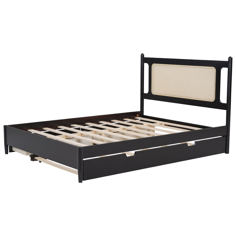 Platform Bed With 2 Big Drawers & Trundle - R&R Furniture Gallery (Fountain Valley, CA)