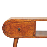 Solid Wood Circular TV Unit - R&R Furniture Gallery (Fountain Valley, CA)
