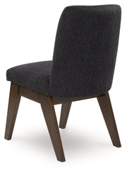 Dilenno - Dining Upholstered Side Chair (Set of 2) - Dark Brown - R&R Furniture Gallery (Fountain Valley, CA)