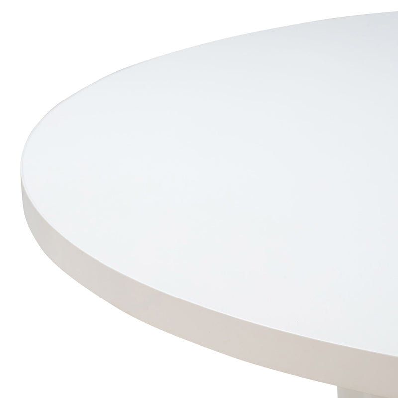 Kali - Round Dining Table - White - R&R Furniture Gallery (Fountain Valley, CA)