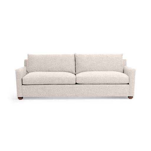 Classic Home Olivia stationary sofa with plush cushions and elegant design, perfect for living room seating.