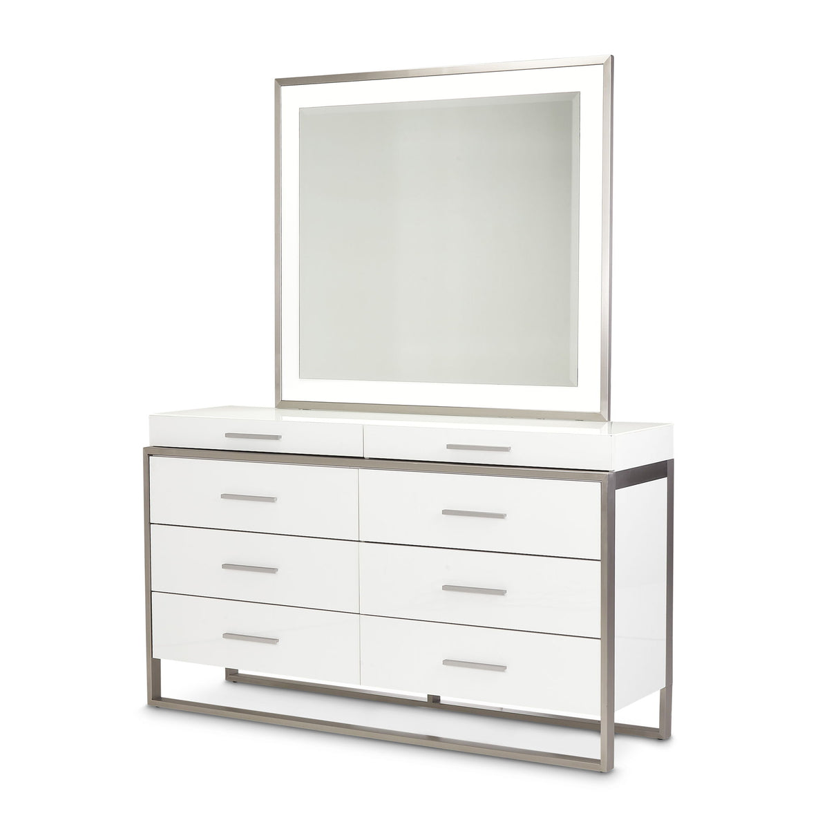 Marquee - Dresser, Mirror - R&R Furniture Gallery (Fountain Valley, CA)