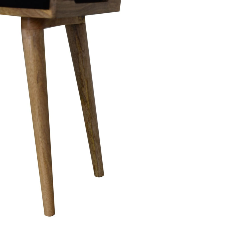 Tray Style Footstool - Black - R&R Furniture Gallery (Fountain Valley, CA)