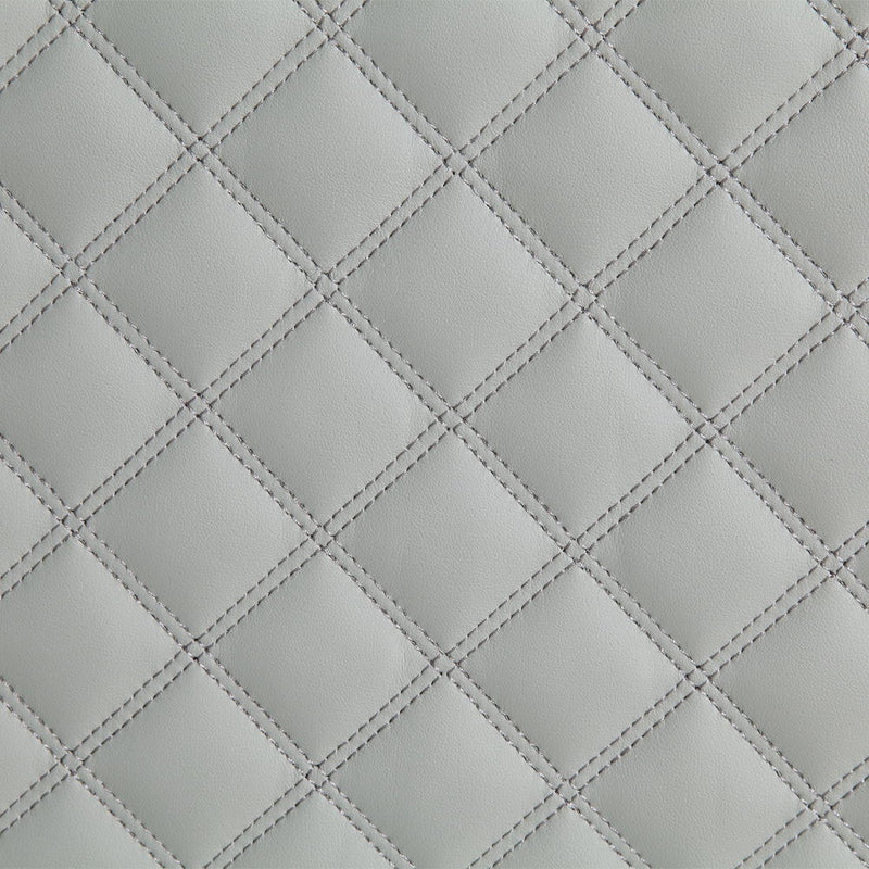 Katia - Chair With Pillow - Light Gray Linen & Weathered White