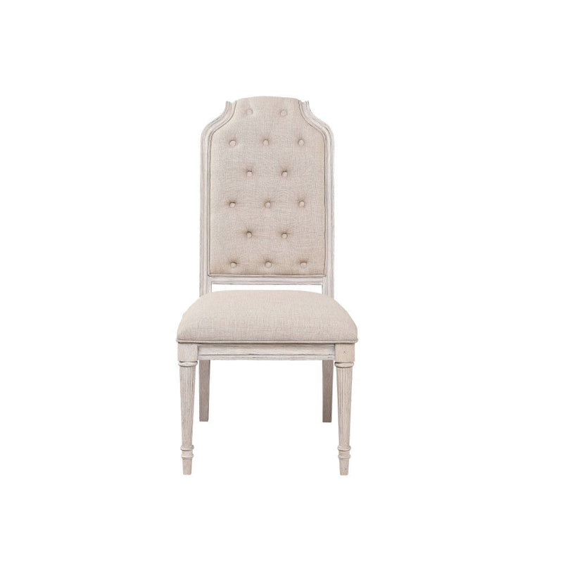 Wynsor - Side Chair (Set of 2) - Antique White - R&R Furniture Gallery (Fountain Valley, CA)