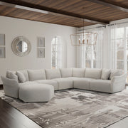 Playful - 6 Piece Modular Sectional - Canes Cobblestone - R&R Furniture Gallery (Fountain Valley, CA)