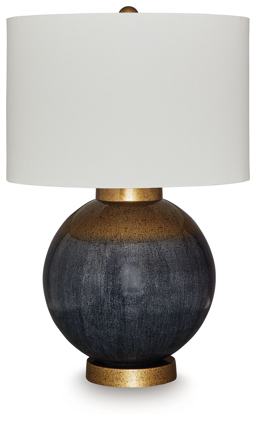 Adara - Metal Table Lamp - Blue / Gold Finish - R&R Furniture Gallery (Fountain Valley, CA)
