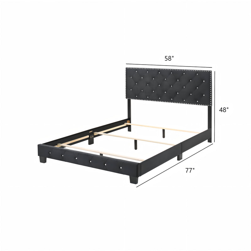 Luxurious Upholstered Bed - R&R Furniture Gallery (Fountain Valley, CA)