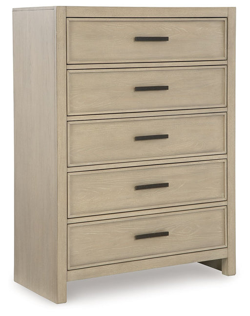 Calmoro - Five Drawer Chest - Gray - R&R Furniture Gallery (Fountain Valley, CA)
