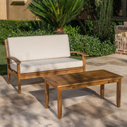 Outdoor Chat Set With Coffee Table And Loveseat - R&R Furniture Gallery (Fountain Valley, CA)