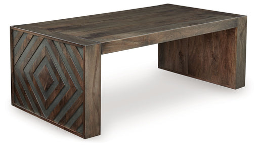 Dreggan - Rectangular Cocktail Table - Brown - R&R Furniture Gallery (Fountain Valley, CA)