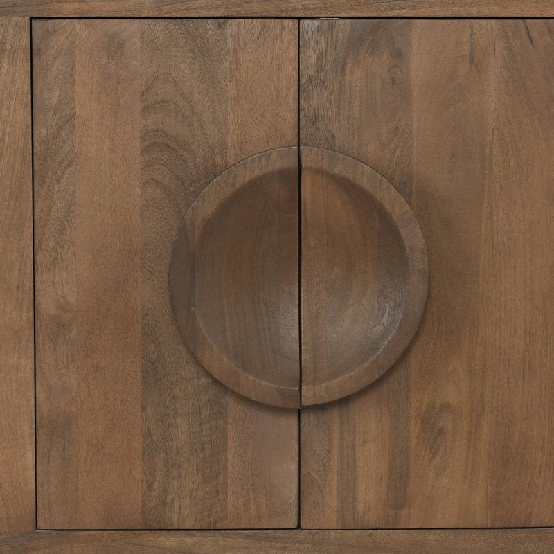 Vally - Wood 6 Door Buffet - Artisan Brown - R&R Furniture Gallery (Fountain Valley, CA)