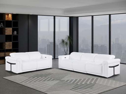 1126 - 5-Piece Modular Power Reclining Sofa And Loveseat Set In With 4 Power Recliners & Power Headrests - R&R Furniture Gallery (Fountain Valley, CA)