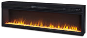 Entertainment Accessories - Wide Fireplace Insert - Black - R&R Furniture Gallery (Fountain Valley, CA)