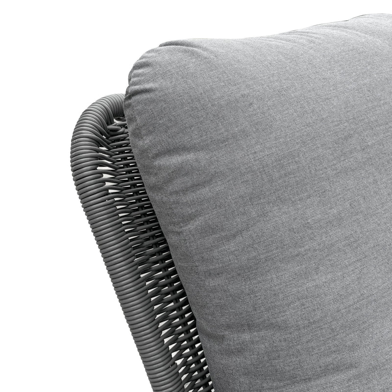 Contemporary Minimalist Wicker Rocking Chair With Soft Cushions - R&R Furniture Gallery (Fountain Valley, CA)