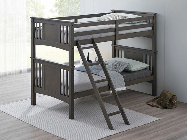 Spring Creek - Twin/Twin Bunk Bed, Stain Gray