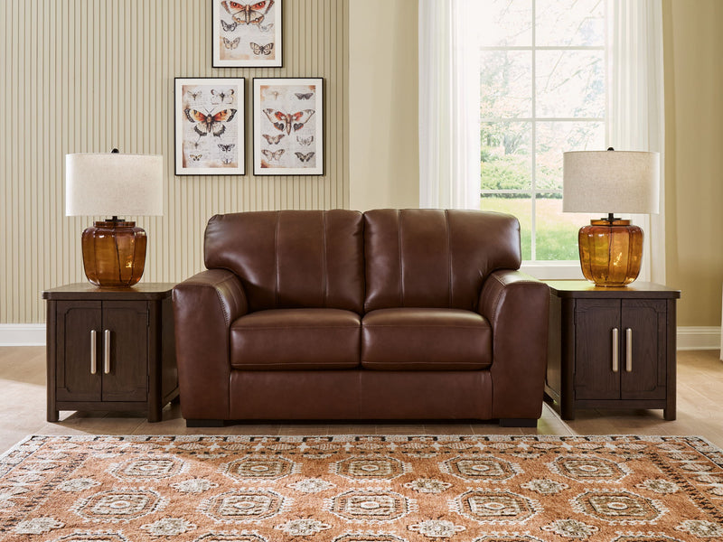Brogliano - Loveseat - Canyon - R&R Furniture Gallery (Fountain Valley, CA)
