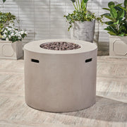 Round Iron Fire Pit With 40, 000 Btu - R&R Furniture Gallery (Fountain Valley, CA)