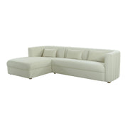 Callie - Velvet Sectional - LAF - R&R Furniture Gallery (Fountain Valley, CA)