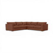 Classic Home Bryson 3-piece ElPaso stationary sectional sofa with plush cushions and modern design, shown in a cozy living room setting.