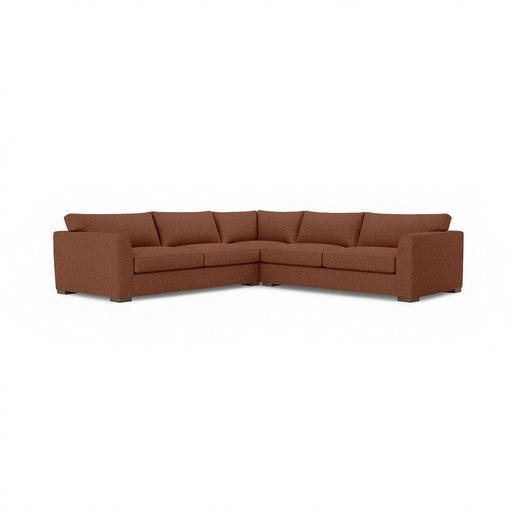 Classic Home Bryson 3-piece ElPaso stationary sectional sofa with plush cushions and modern design, shown in a cozy living room setting.