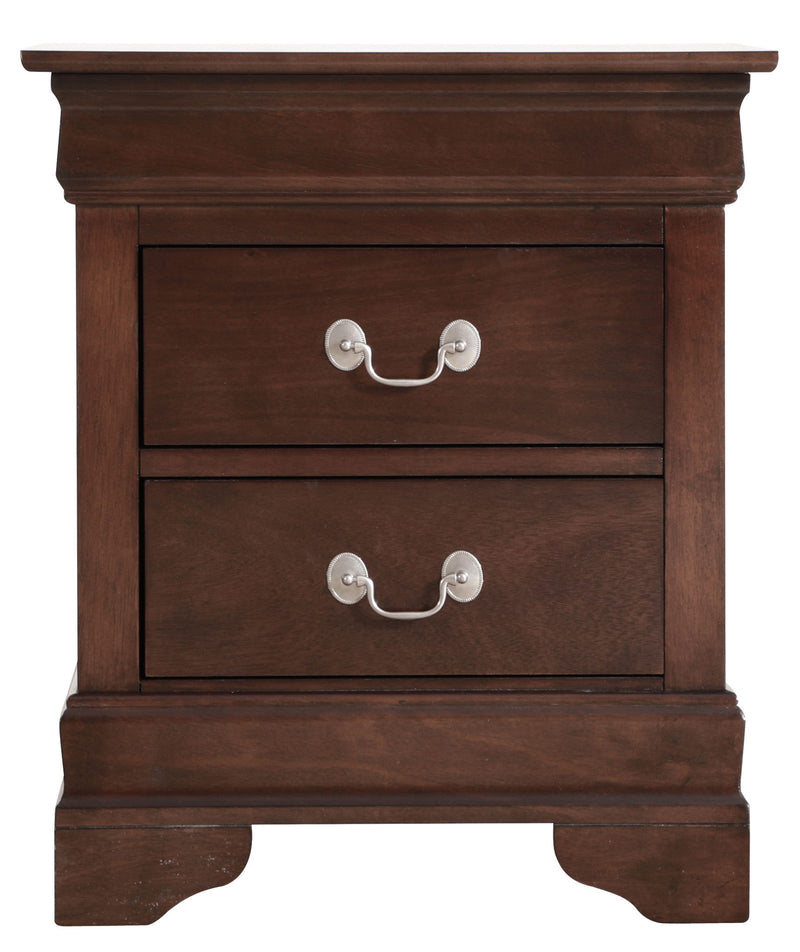 Louis Phillipe - Nightstand - Cappuccino - R&R Furniture Gallery (Fountain Valley, CA)