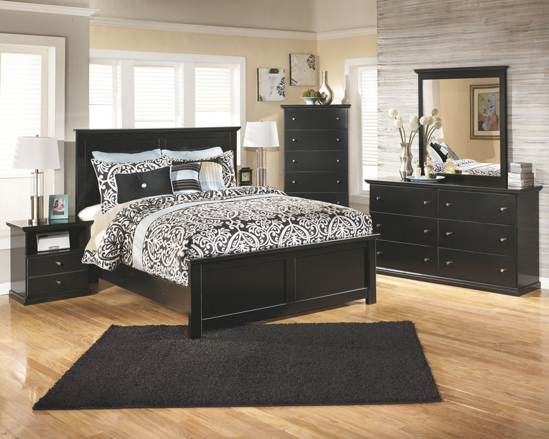 Maribel - Five Drawer Chest - Black - R&R Furniture Gallery (Fountain Valley, CA)