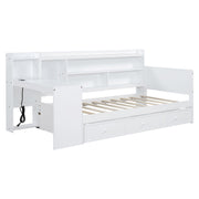 Daybed With 3 Drawers USB Ports And Desk - R&R Furniture Gallery (Fountain Valley, CA)