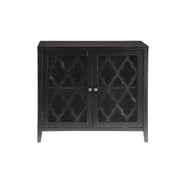 Ceara - Console Cabinet - Black - R&R Furniture Gallery (Fountain Valley, CA)