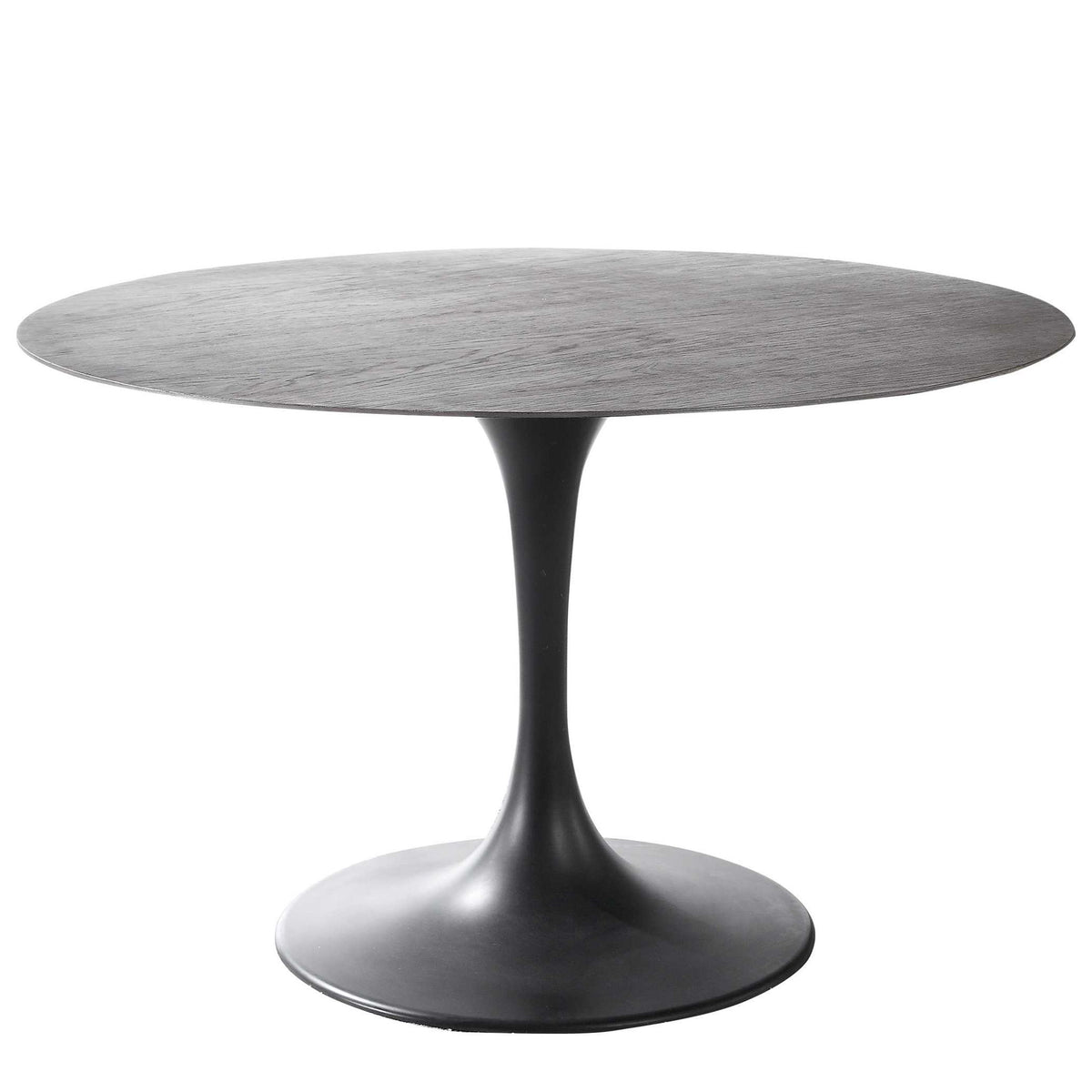 Brando - 48" Dining Table - Black / Woodtone