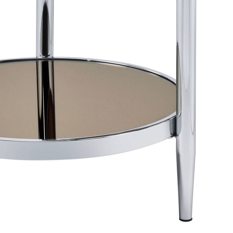 Abbe - Coffee Table - Glass & Chrome - R&R Furniture Gallery (Fountain Valley, CA)