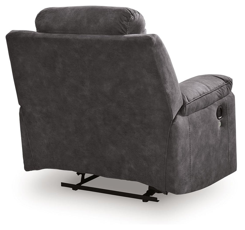 Brysonview - Zero Wall Recliner - Charcoal - R&R Furniture Gallery (Fountain Valley, CA)