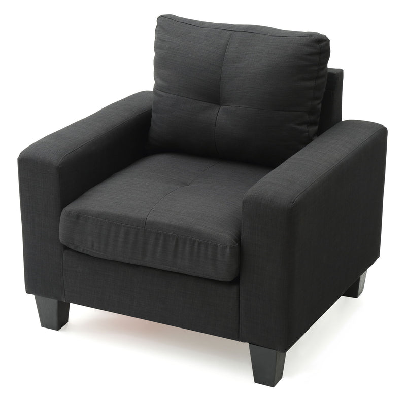 Glory Furniture accent club chair for relaxation with plush cushioning and stylish design, ideal for living room seating.