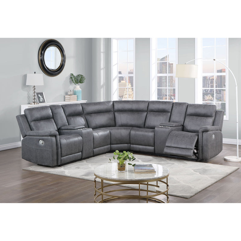 Eco - Sectional - Greige - R&R Furniture Gallery (Fountain Valley, CA)