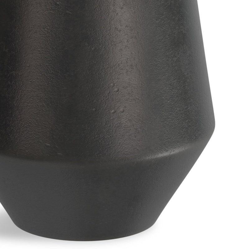 Gloria - Cast Aluminum Side Table - Black - R&R Furniture Gallery (Fountain Valley, CA)