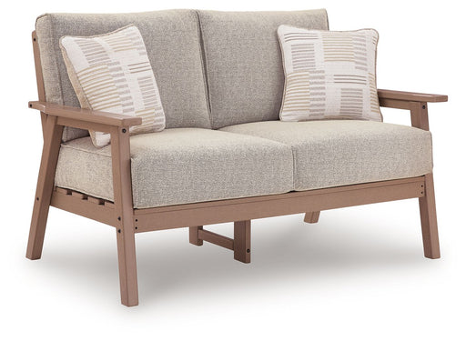 Grover Beach - Loveseat With Cushion - Driftwood - R&R Furniture Gallery (Fountain Valley, CA)