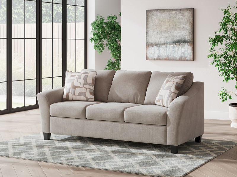Willarae - 2 Pc. - Sofa, Loveseat - Taupe - R&R Furniture Gallery (Fountain Valley, CA)