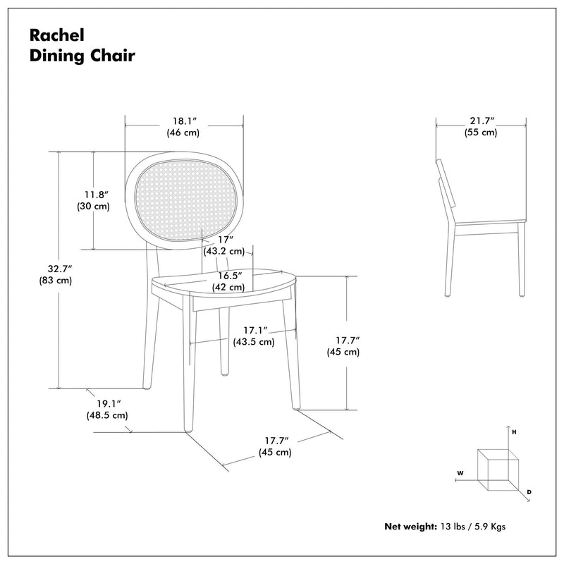 Rachel - Dining Chair (Set of 2) - R&R Furniture Gallery (Fountain Valley, CA)