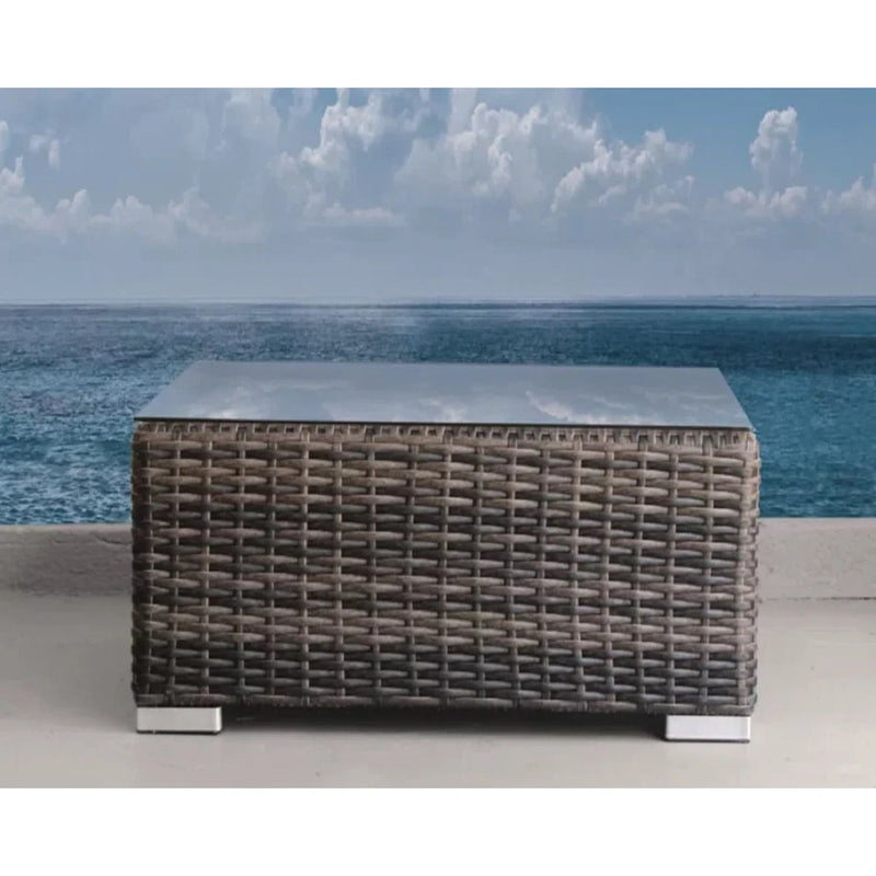 Outdoor Wicker Conversation Set With Cushions, All Weather - R&R Furniture Gallery (Fountain Valley, CA)