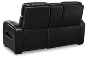 Boyington - Power Reclining Loveseat With Console/Adj Hdrst - R&R Furniture Gallery (Fountain Valley, CA)